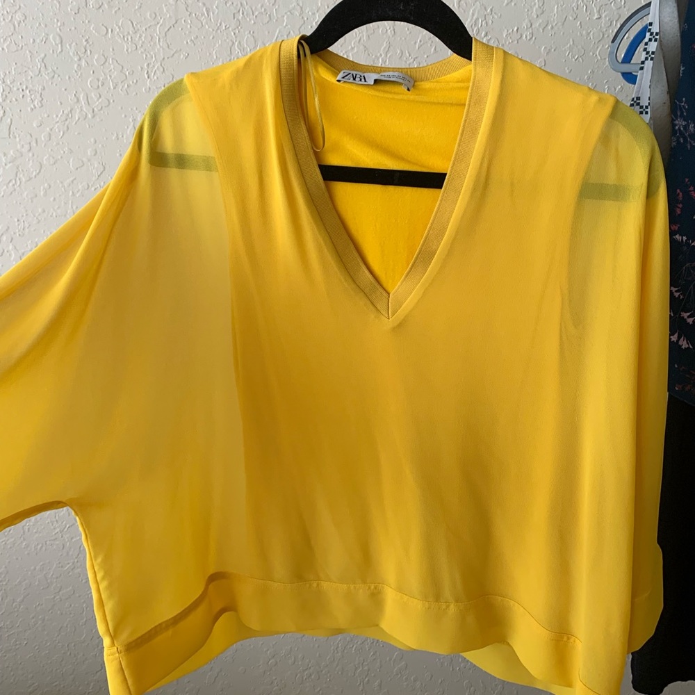 Zara Yellow Blouse